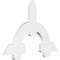 Ekena Millwork Ericson Architectural Grade PVC Gable Bracket, 48"W x 32"H x 2"D x 6"F, 16/12 Pitch GBP048X32X0206ERI00 - alternate 1